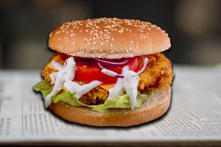 Пилешки бургер (250г)