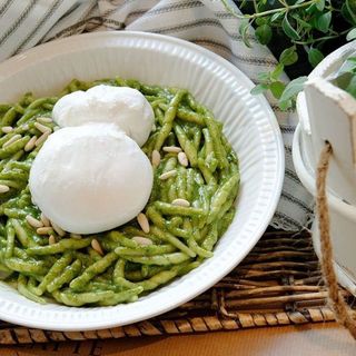 TROFIE ALLA CREMA DI BASILICO "AL BIANCOLATTE"