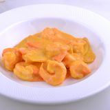 82   Gamberi con curry