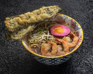 Суп Рамен з креветками