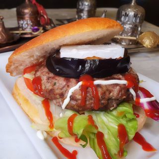 Hamburguesa de pollo o ternera