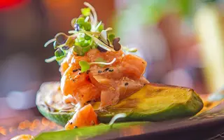 Tartar de salmon