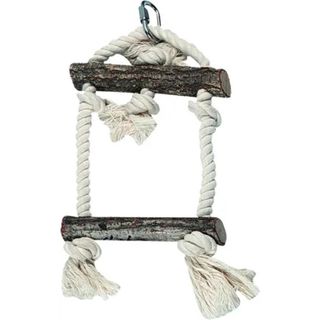 FLAMINGO Igračka za ptice Ljuljaška sa kanapom, prirodno drvo 25cm (KOD FLA108606)