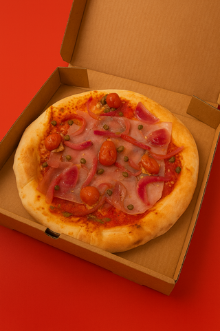 Pizza Gourmet de  Atún Rojo