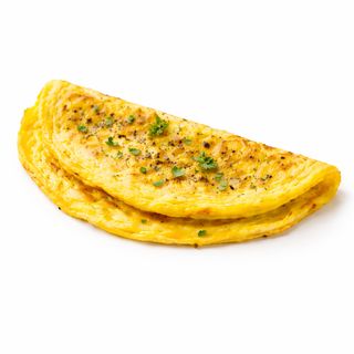 French Omelette With Chips