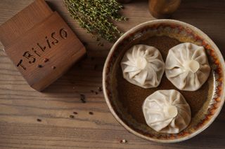 Hinkali cu carne de miel