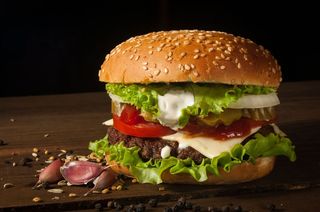 Burger garaż standard z serem