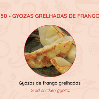 50-Gyozas Grelhadas de Frango