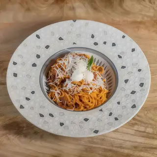 Spaguettis al Huevo