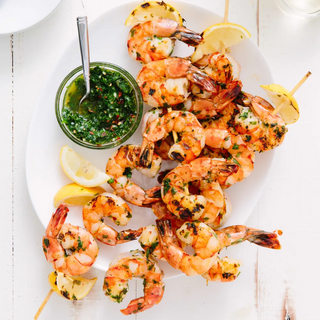 Crevette grillée à la p’ancha
