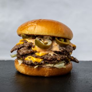 Jalapeno burger double double