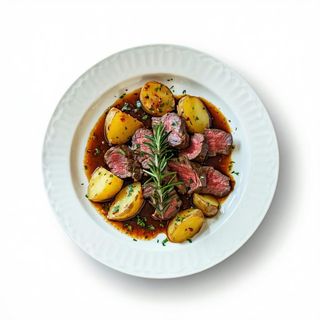 460 Manzo saltato con patate