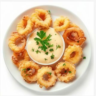 Calamares con salsa alioli