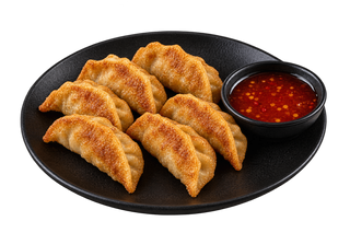 Smażone gyoza z warzywami (6 sztuk)