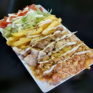 Plato De Shawarma De Pollo