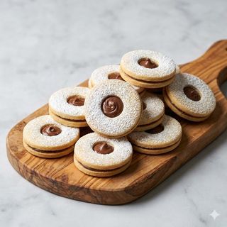 Occhi di bue alla Nutella