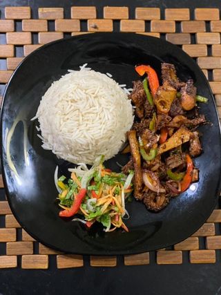 Matumbo Fry with Rice