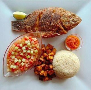 Attiéké Poisson Grillé