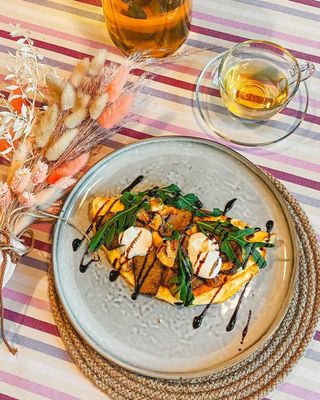 Омлет с телятиной