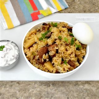 Mutton Biryani with raita