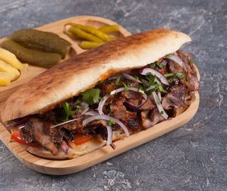 Телешки половин хляб дюнер