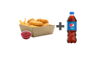 Stripsy 3 szt. + Frytki + Pepsi 0,5