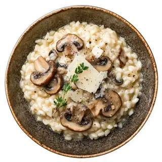 Rissoto Setas Y Permigiano