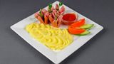Сосиски с картофельным пюре