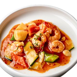 Gambas Salteadas Picantes