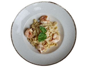 ФЕТУЧІНІ З КРЕВЕТКАМИ (330g)