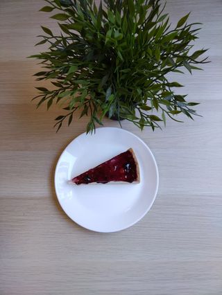 Чийз кейк със сладко от горски плодове