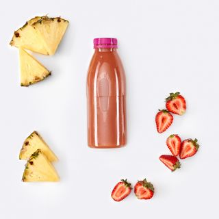 Смузі ананас+полуниця