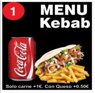 Menú Kebab