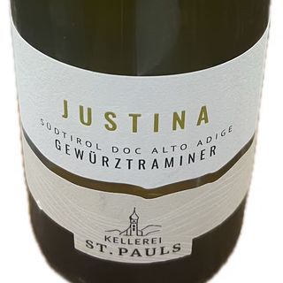 GEWÜRZTRAMINER ALTO ADIGE DOC JUSTINA