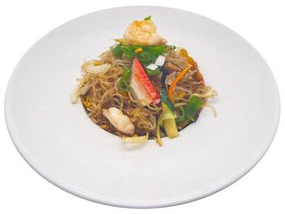56 Spaghetti riso con frutti di mare