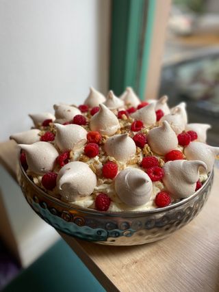 ჩინური დესერტი ხილით