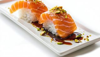 27. Nighiri sake pistacchio