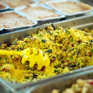 Tabulè di verdure grigliate in vaschetta singola