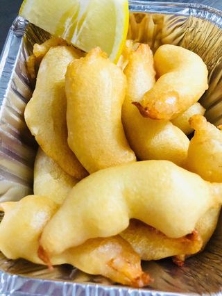 53.GAMBERI FRITTI IMPANATI