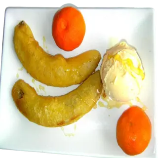 p1 Plátano Frito Con Miel