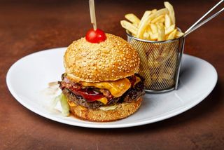 Honey mustard burger