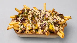 Spicy Gyros Loaded fries