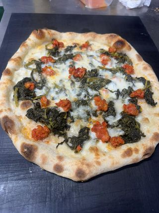 Rape e salsiccia pala