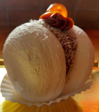 Merengón con dulce de leche