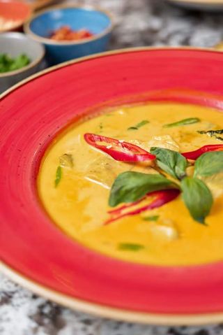 Zielone curry z kurczakiem