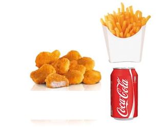Menú Nuggets + Patatas + Bebida