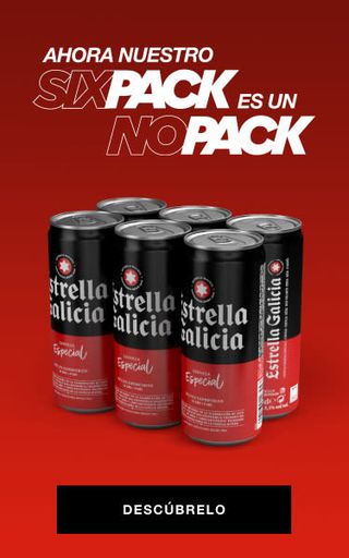 Cerveza Estrella Galicia Lata 33Cl (Pack De 6)