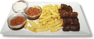 Ćevapčići s pomfritom