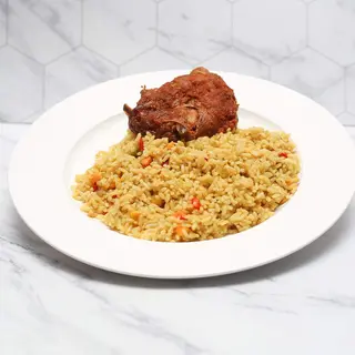 Extra Large Value Munch - Jollof Rice & Fried Rice & Chicken