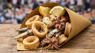 Frittura calamari, alici e sepie